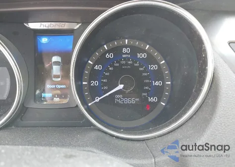 2015 Hyundai Sonata Hybrid z USA, uszkodzony, nr VIN KMHEC4A46FA133480